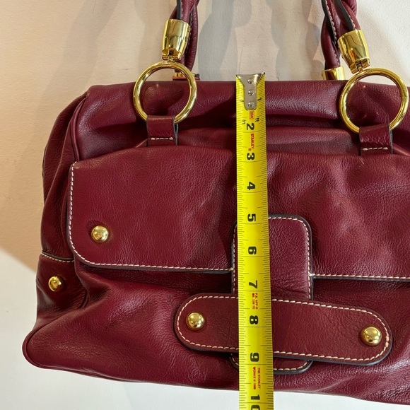 ZARA Handbag Braided. handle Leather Snap Closure Several Compartments Satchel - Picture 4 of 16